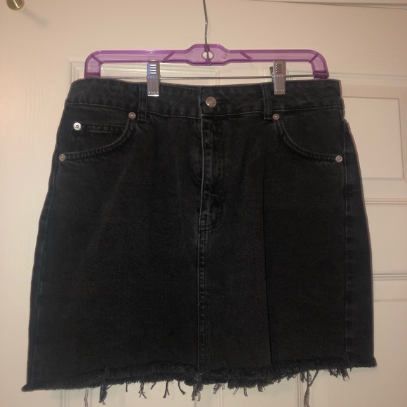 Topshop Moto Denim Skirt Size 8 - Picture 1 of 2